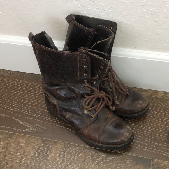 womens combat boots size 8